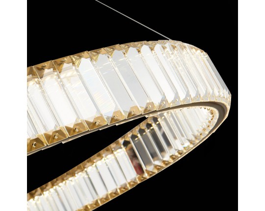 SL1622.383.01 Люстра подвесная ST-Luce Латунь/Прозрачный LED 1*52W 4000K