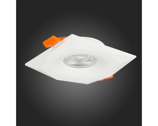 ST203.508.01 Св-к встр. Белый GU10 1*50W  L95xW95xH25 220V Без ламп