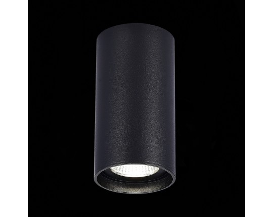 ST157.442.15 Светильник потолочный Черный LED 1*15W 4000K 1 200Lm Ra>90 60° IP44 D75xH140 220-265V