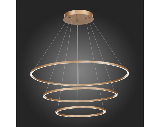 ST605.243.114 Светильник подвесной ST-Luce Золотистый/Белый LED 1*114W 4000K