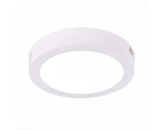 ST112.532.12 Светильник настенно-потолочный Белый LED 1*12W 3000K 715Lm Ra80 120° IP20 D160xH28 90-2