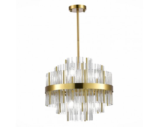 SL1634.303.06 Люстра потолочная ST-Luce Латунь/Прозрачный E14 6*60W