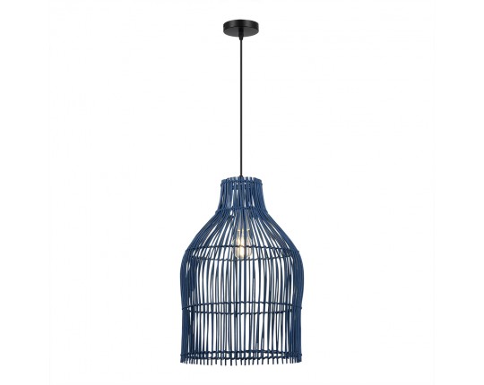 SL1513.403.01 Светильник подвесной ST-Luce Черный/Синий E27 1*40W