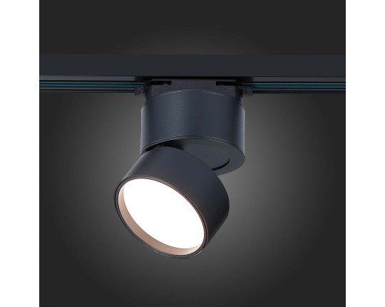 ST651.436.09 Св-к трек. Черный LED 1*9W 3000K 720Lm Ra>90 120° IP20 D85xH122 170-240VV