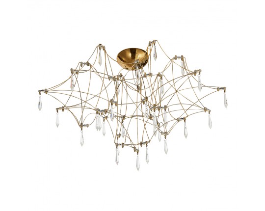 SL6601.202.78 Светильник потолочный ST-Luce Золотистый/Прозрачный LED 78*0,35W 3000K