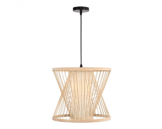 SL6241.503.01 Светильник подвесной ST-Luce Древесный/Белый E27 1*40W
