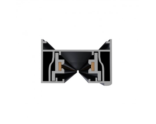 ST001.429.00 Шинопровод однофазный накладной  ST-Luce Черный Длина 2 000мм