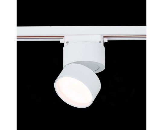 ST651.536.09 Св-к трек. Белый LED 1*9W 3000K 720Lm Ra>90 120° IP20 D85xH122 170-240VV