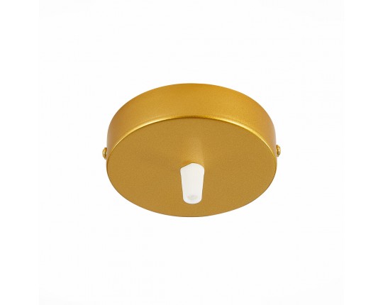 SL001.203.01 Потолочное крепление на одну лампу (круглое) ST-Luce Золотистый