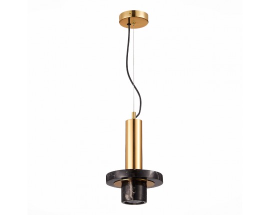 SL1210.403.01 Светильник подвесной ST-Luce Золотистый/Черный GU10 1*5W