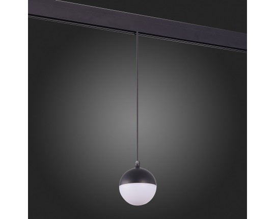 ST358.443.07 Магнитный трековый светильник подвесной Черный LED 1*7W 4000K 520Lm Ra>80 120° IP20 D90