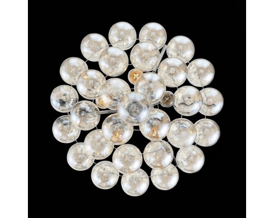 SL432.203.05 Светильник подвесной ST-Luce Хром/Коньячный E27 5*60W