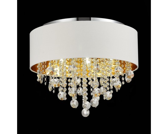 SL1350.502.06 Светильник потолочный ST-Luce Хром/Белый, Золотистый, Прозрачный E14 6*40W