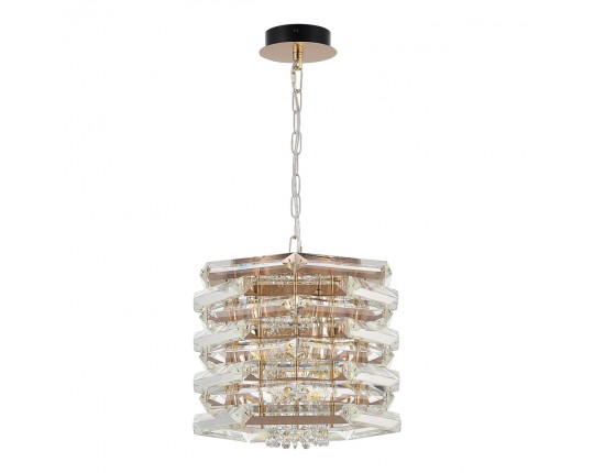 SL6137.203.04 Светильник подвесной ST-Luce медь/прозрачный E14 4*40W