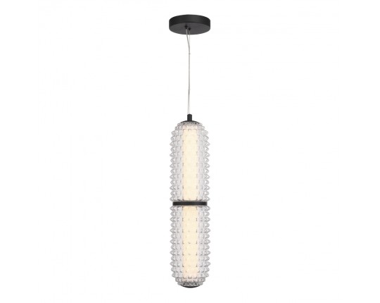 SL6144.403.01 Светильник подвесной ST-Luce черный/прозрачный LED 1*22W 4000K