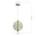 SL6141.323.01 Светильник подвесной ST-Luce бронза/зелёный LED 1*11W 4000K