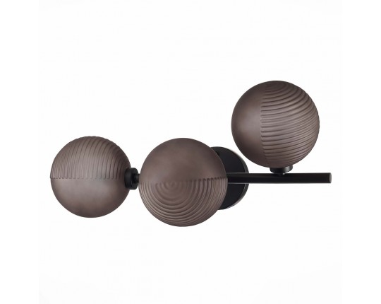 SL1184.401.03 Бра ST-Luce Черный/Дымчатый G9 3*5W