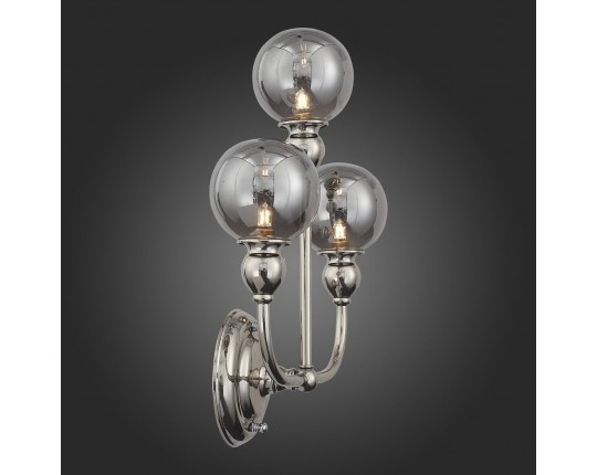 SL552.101.03 Бра ST-Luce Никель/Дымчатый G9 3*5W