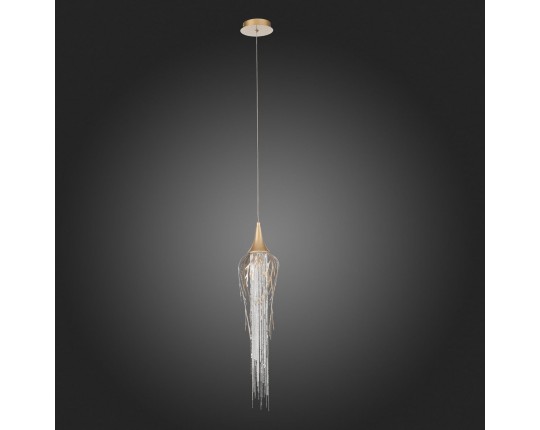 SL1116.203.01 Подвес ST-Luce Золотистый с патиной/Золотистый с  патиной, Никель LED 1*5W 3000K