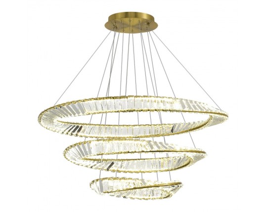 SL6204.301.03 Светильник подвесной ST-Luce Латунь/Прозрачный LED 1*97W 4000K