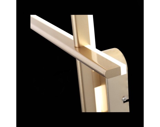 SL394.201.02 Светильник настенный ST-Luce Матовое золото/Белый LED 2*10W 4000K