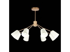 SLE155902-08 Светильник потолочный Золотистый/Белый E14 8*40W