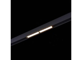 ST804.436.12 Магнитный трековый светильник Черный LED 1*12W 3000K 700Lm Ra>90 120° IP20 L220xW22xH46