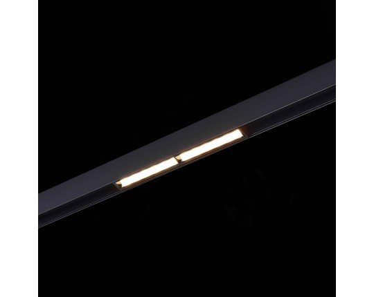 ST804.436.12 Магнитный трековый светильник Черный LED 1*12W 3000K 700Lm Ra>90 120° IP20 L220xW22xH46