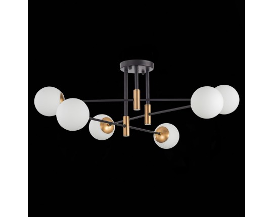 SL1203.402.06 Люстра потолочная ST-Luce Бронза,Черный/Белый E27 6*40W