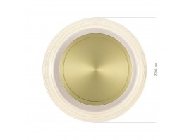 SL6239.201.03 Светильник настенный ST-Luce золото/прозрачный LED 1*7W 3000K