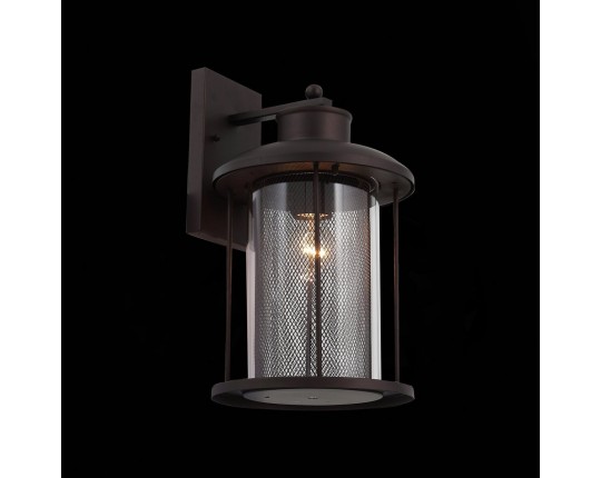 SL080.401.01 Светильник уличный настенный ST-Luce Темный кофе/Прозрачный, Темный кофе E27 1*60W