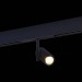 ST808.436.08 Магнитный трековый светильник Черный LED 1*8W 3000K 500Lm Ra>90 36° IP20 D42xH135 48VV