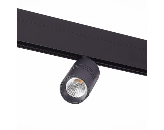 ST365.446.07 Магнитный трековый светильник Черный LED 1*7W 4000K 595Lm Ra>90 36° IP20 D44xH90 48V