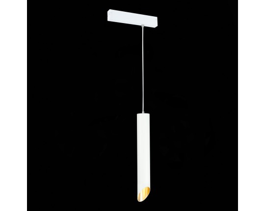 ST508.513.01 Св-к трек. Белый GU10 1*50W  IP20 D60xH400 180-240V Без ламп