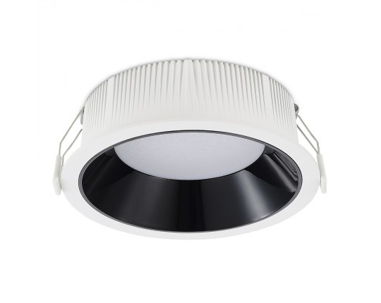 ST755.438.18 Св-к встр. Черный LED 1*18W 3000K 1 620Lm Ra80 120° IP20 D160xH60 100-240V