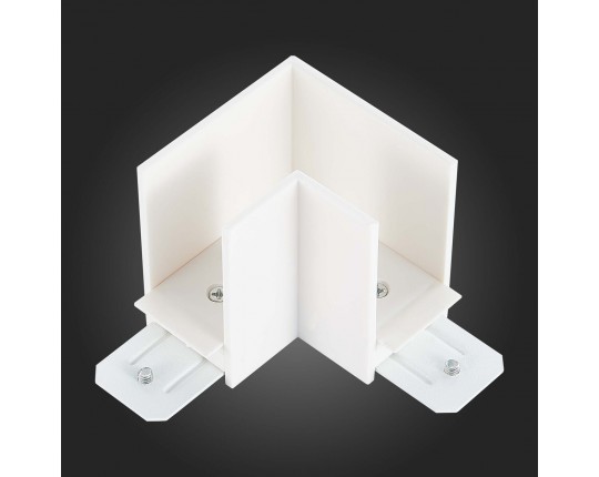 ST015.522.14 Соединитель угловой SKYLINE 220 ST-Luce белый, пластик