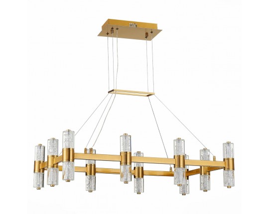 SL6007.203.20 Люстра подвесная ST-Luce Латунь/Прозрачный LED 20*2,5W 4000K
