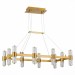 SL6007.203.20 Люстра подвесная ST-Luce Латунь/Прозрачный LED 20*2,5W 4000K