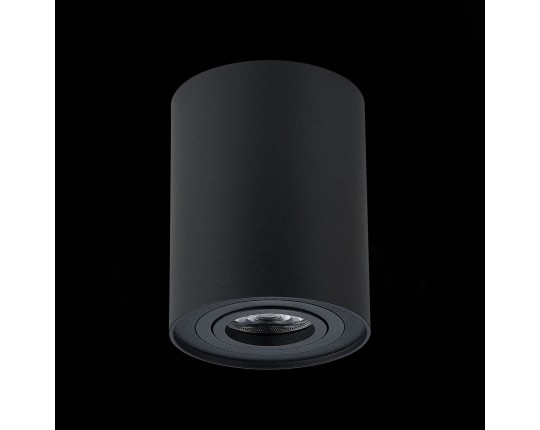 ST108.417.01 Светильник потолочный Черный GU10 1*50W  IP20 D98xH124 220V Без ламп