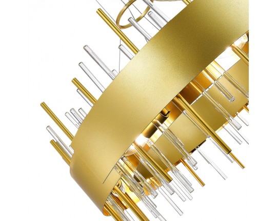 SL1633.203.16 Люстра подвесная ST-Luce Матовое золото/Матовое золото,Прозрачный E14 16*40W