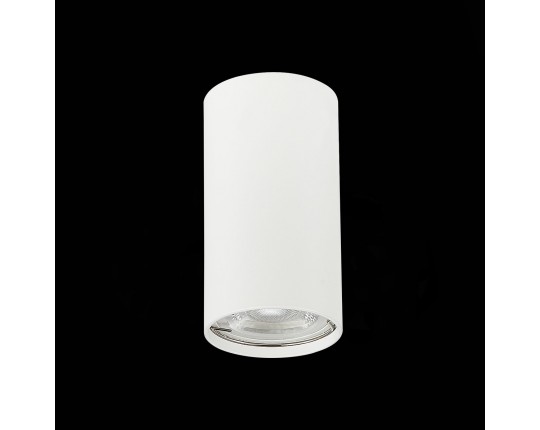 ST110.507.01 Светильник потолочный Белый GU10 1*50W  D54xH100 220V Без ламп