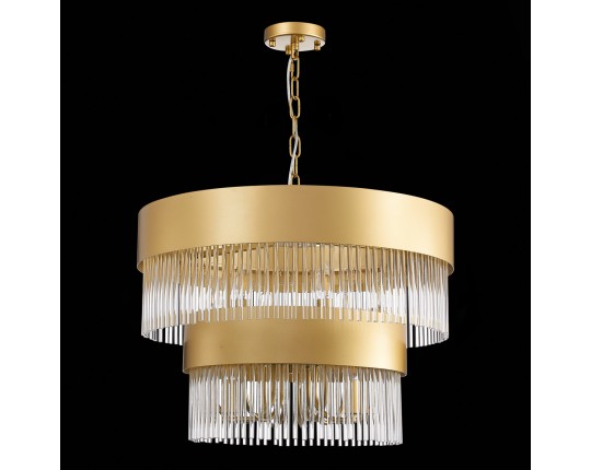 SL1225.203.09 Люстра подвесная ST-Luce Золотистый/Золотистый, Прозрачный E14 9*40W