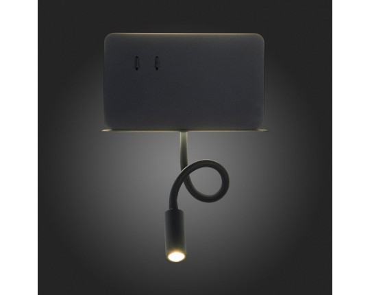 SL1576.401.02 Светильник настенный ST-Luce Черный/Черный LED 2*3W 4000K