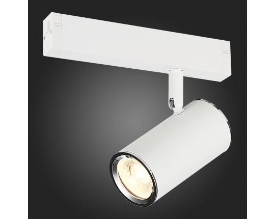ST504.506.01 Св-к трек. Белый GU10 1*50W  IP20 L104xW54xH111 180-240V Без ламп