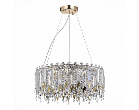 SL1655.203.06 Люстра подвесная ST-Luce Золотистый/Прозрачный E14 6*40W