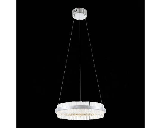 SL383.103.01 Светильник подвесной ST-Luce Хром/Хром, Прозрачный LED 1*34W 3000K