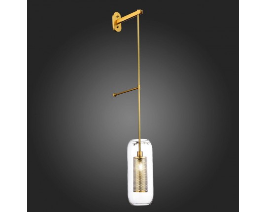 SL1048.311.01 Бра ST-Luce Латунь/Прозрачный E14 1*40W