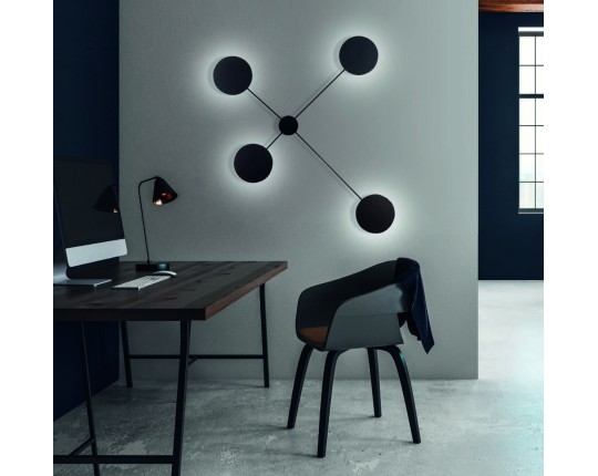 SL6006.402.06 Светильник потолочный ST-Luce Черный/Черный LED 6*5W 3000K