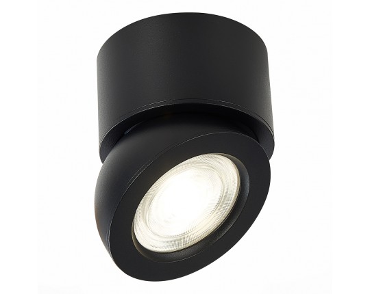 ST654.432.10 Светильник потолочный Черный LED 1*10W 3000K 850Lm Ra>90 38° IP20 D95xH96 180-240V