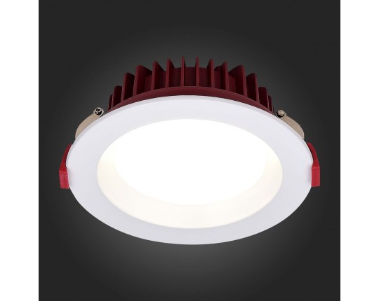 ST752.548.18 Св-к встр. Белый LED 1*18W 4000K 1 440Lm Ra80 100° IP44 D140xH52 100-240VV